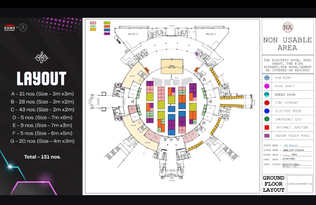 Exhibition Layout - Ground Floor Plan